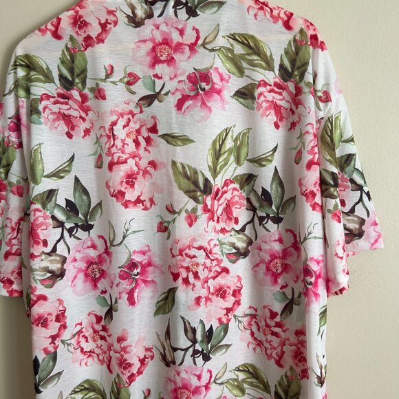 Show Me Your Mumu Floral Print V-Neck Tunic Nightgown - Picture 9 of 9